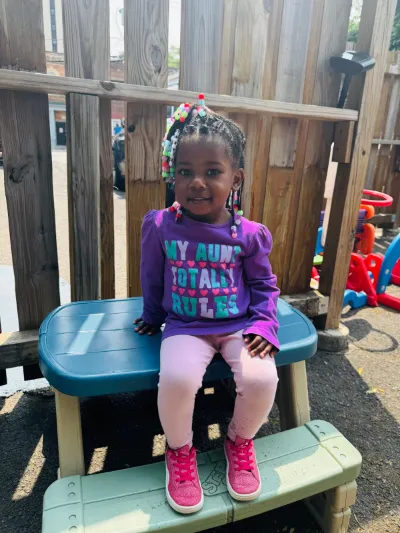 Child at Little Heaven Daycare